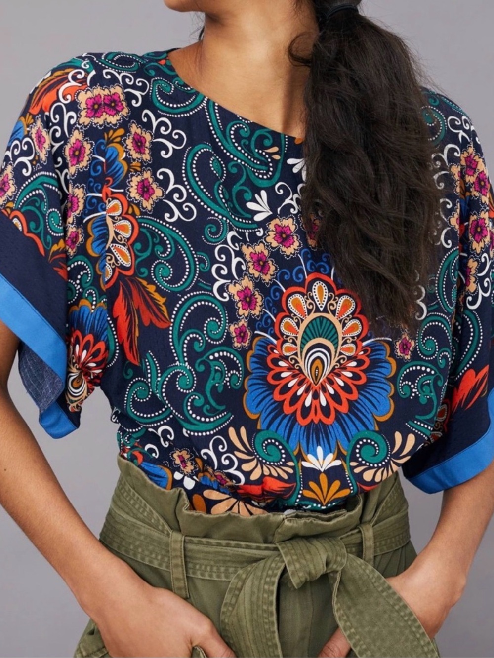 Anthropologie “Vienna” Kimono Blouse - 100% Viscose